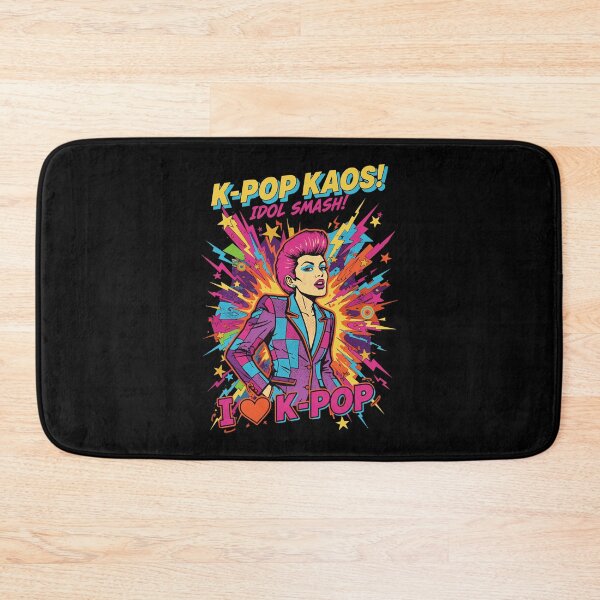 Item preview, K-Pop Kaos Idol Smash I Love K-Pop Korean Music designed and sold by LuminOrb.