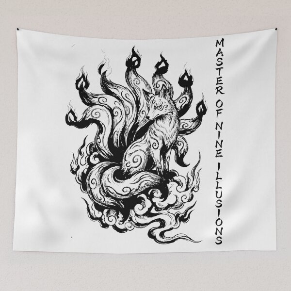 Item preview, Celestial Nine-Tailed Kitsune - Japanese Folklore designed and sold by bapupa.