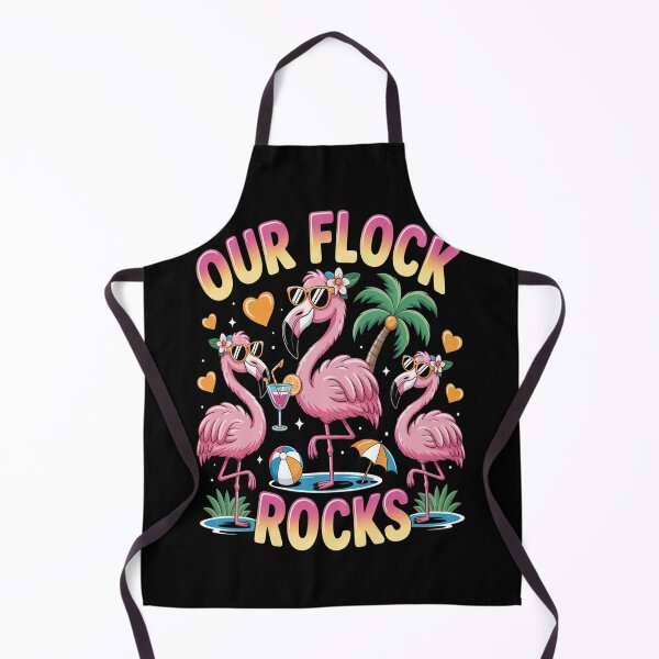 Item preview, Our Flock Rocks Flamingo Summer Vacation Family Matching designed and sold by orlodrake.