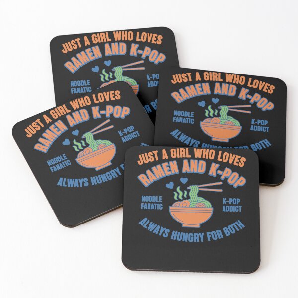 Item preview, Just A Girl Who Loves Ramen And K-Pop Always designed and sold by LuminOrb.