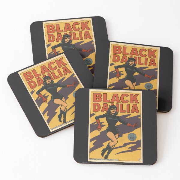 Item preview, The Black Dahlia Vigilante – Retro Pulp Superhero designed and sold by jeugenet.