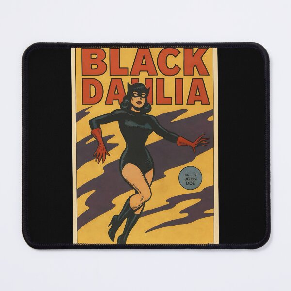 Item preview, The Black Dahlia Vigilante – Retro Pulp Superhero designed and sold by jeugenet.