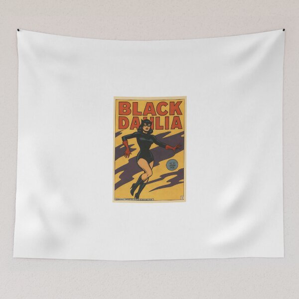 Item preview, The Black Dahlia Vigilante – Retro Pulp Superhero designed and sold by jeugenet.