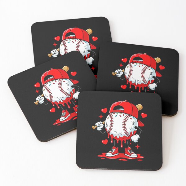 Item preview, Baseball Drip Valentine Cartoon Youth Style designed and sold by miaa-artistshop.