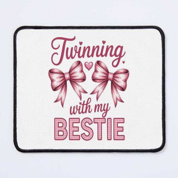 Item preview, Pink Bow Twinning With My Bestie Friends Twins Day Girls designed and sold by orlodrake.