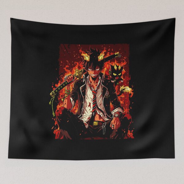 Item preview, Blue Exorcist Rin Okumura Flame Mode designed and sold by Nevaotahy.