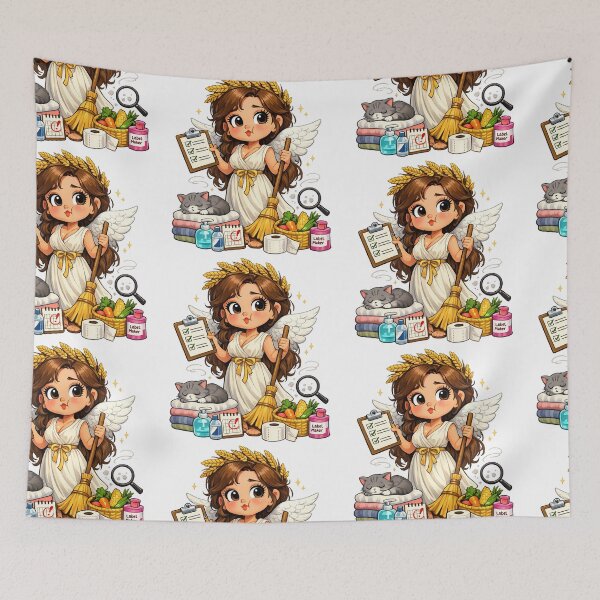 Item preview, Virgo Zodiac: Cartoon De-Sign astrology designed and sold by Arte Cartoon From TagTeam Group.