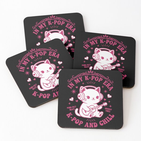 Item preview, In My K-Pop Era K-Pop And Chill Cat Music designed and sold by LuminOrb.