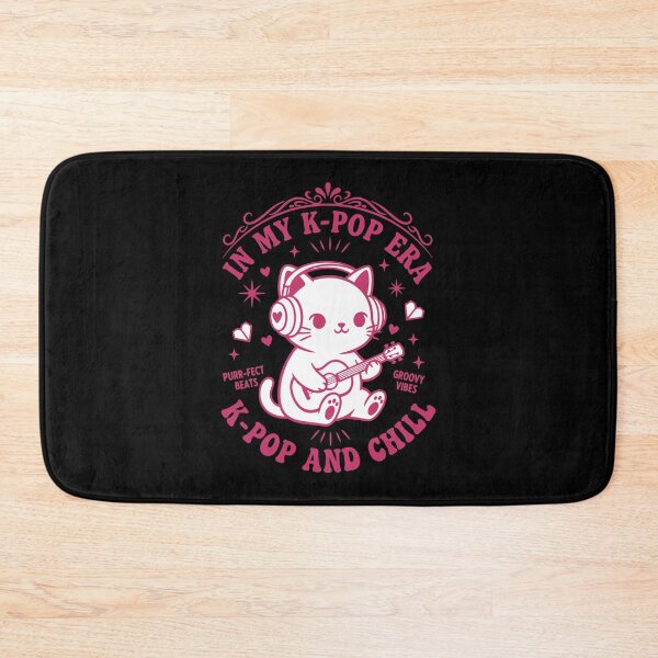 Item preview, In My K-Pop Era K-Pop And Chill Cat Music designed and sold by LuminOrb.