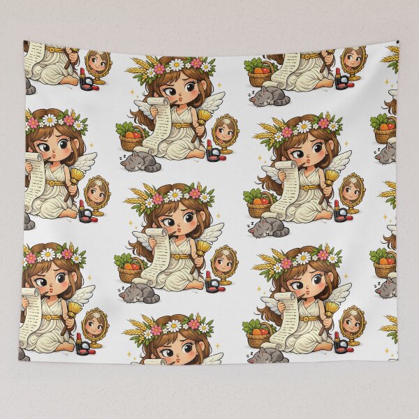 Item preview, Virgo Zodiac: Cartoon Sign astrology designed and sold by Arte Cartoon From TagTeam Group.