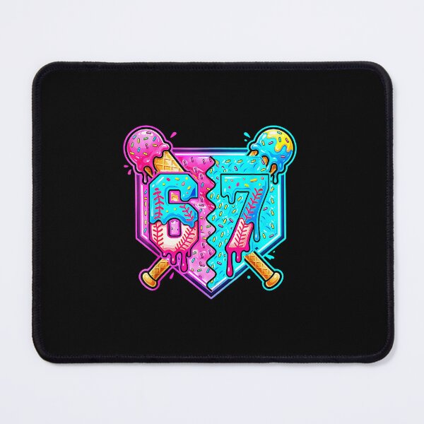 Item preview, 67 Baseball Drip Number Sports Style Design designed and sold by gladysenglish.