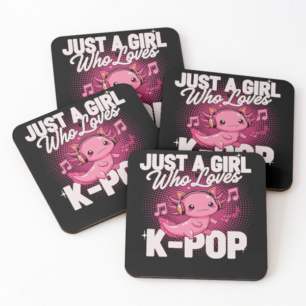 Item preview, Just A Girl Who Loves K-Pop Cute Korean Music designed and sold by LuminOrb.