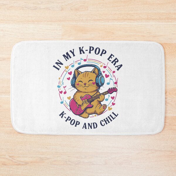 Item preview, In My K-Pop Era K-Pop And Chill Cute Kpop Cat designed and sold by LuminOrb.