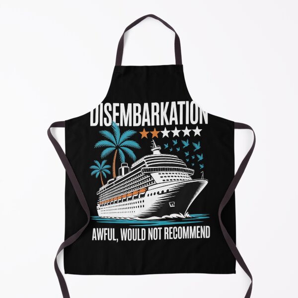 Item preview, Disembarkation Awful Would Not Recommend Cruise Ship designed and sold by TeamLequid.