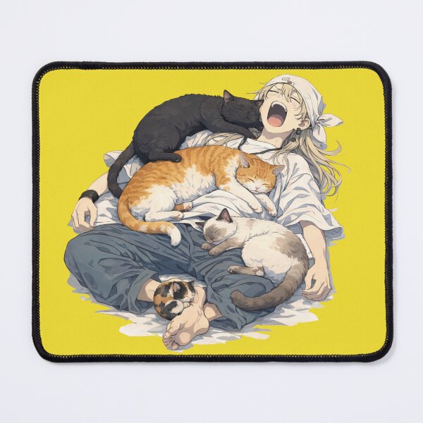 Item preview, Four cats lay on Karina designed and sold by Akali Design.