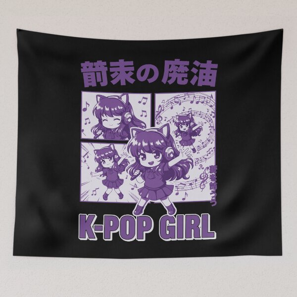 Item preview, K-Pop Music K-POP GIRL Cute Anime Korean Pop designed and sold by LuminOrb.