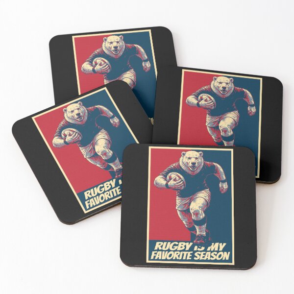 Item preview, Rugby Is My Favorite Season Polar Bear Rugby Player designed and sold by TrueArtsStore.