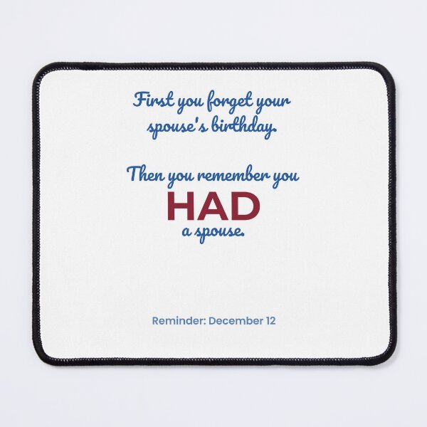 Item preview, Spouse Joke – December 12 designed and sold by ariksworld.
