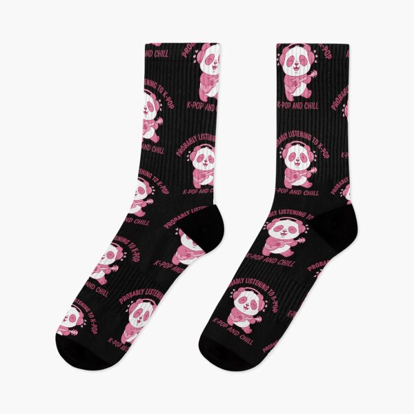 Item preview, Probably Listening To K-Pop And Chill Panda designed and sold by LuminOrb.