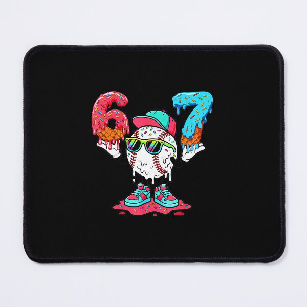 Item preview, 67 Baseball Ice Cream Drip Number Fun Sports Design designed and sold by gladysenglish.