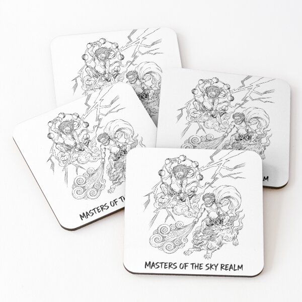 Item preview, The Tempest Duo Raijin and Fujin - Japanese Mythology Gods designed and sold by bapupa.