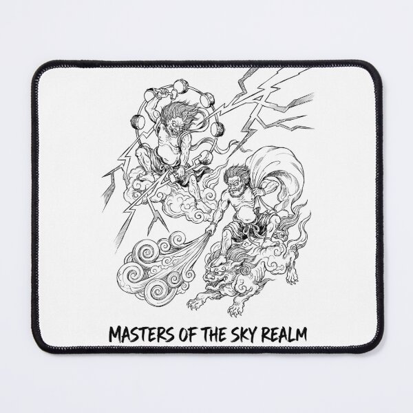 Item preview, The Tempest Duo Raijin and Fujin - Japanese Mythology Gods designed and sold by bapupa.