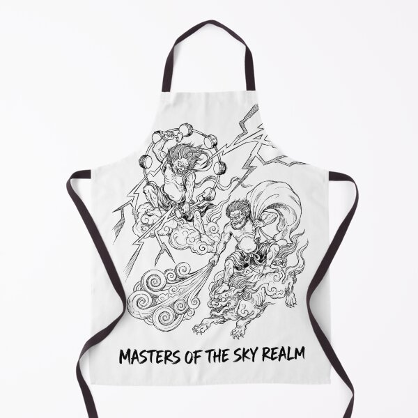 Item preview, The Tempest Duo Raijin and Fujin - Japanese Mythology Gods designed and sold by bapupa.