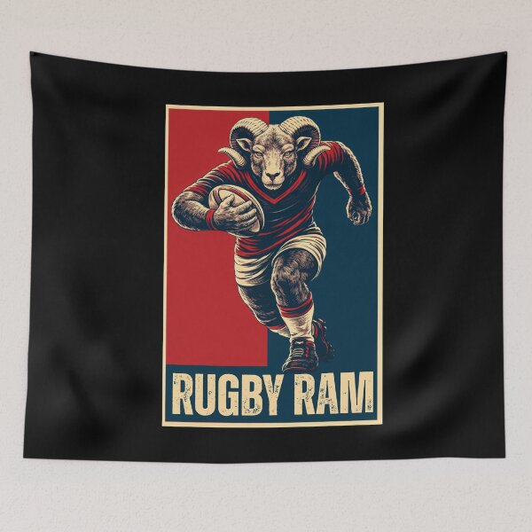 Item preview, Rugby Ram Dark HOPE designed and sold by TrueArtsStore.