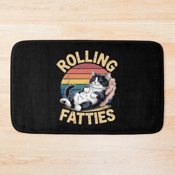 Item preview, Rolling Fatties Tuxedo Cat Breed Mom Dad Kitten  designed and sold by joyouartArt.