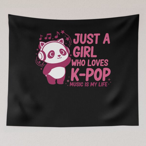 Item preview, Just A Girl Who Loves K-Pop Music Is My Life Cute designed and sold by LuminOrb.