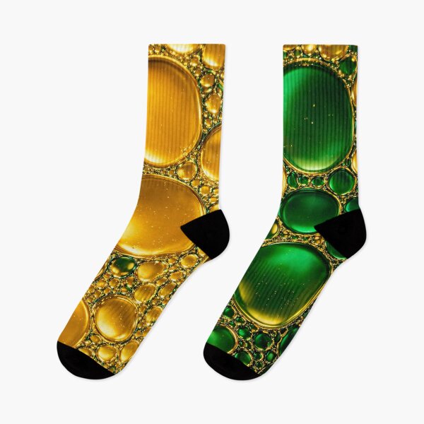 Item preview, Emerald Gold Bubbles designed and sold by Kaleidoscope Print.