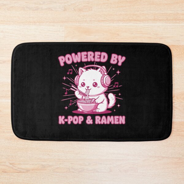 Item preview, Powered By K-Pop And Ramen Cute Korean Kpop Music designed and sold by LuminOrb.