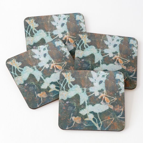 Item preview, Wild strawberry leaves designed and sold by louelle-art.