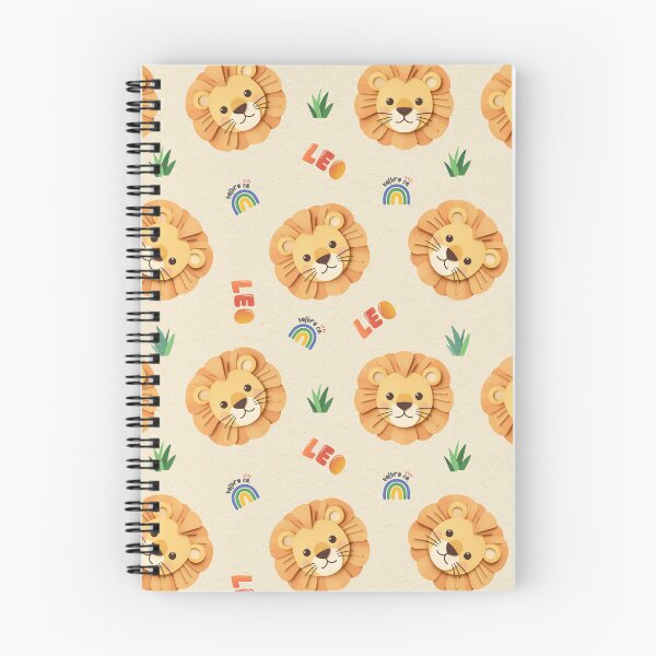 Item preview, Leo Lion Papercut Pattern – Cute Safari Nursery Illustration designed and sold by VolbroCo..