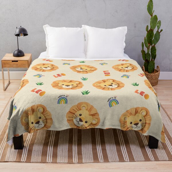 Item preview, Leo Lion Papercut Pattern – Cute Safari Nursery Illustration designed and sold by VolbroCo..