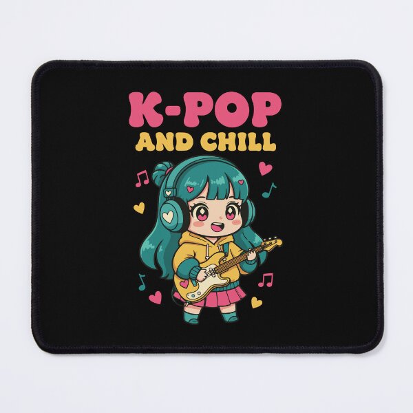 Item preview, K-POP And Chill Cute Korean Kpop Music Girl designed and sold by LuminOrb.
