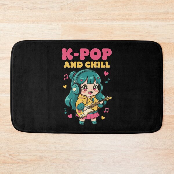 Item preview, K-POP And Chill Cute Korean Kpop Music Girl designed and sold by LuminOrb.