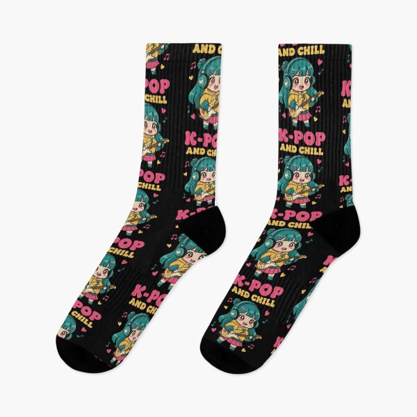 Item preview, K-POP And Chill Cute Korean Kpop Music Girl designed and sold by LuminOrb.