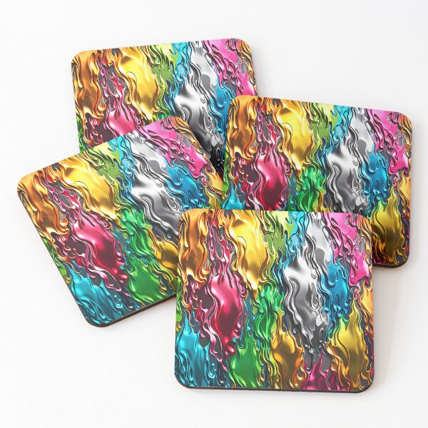 Item preview, Liquid Flame Rainbow designed and sold by Kaleidoscope Print.