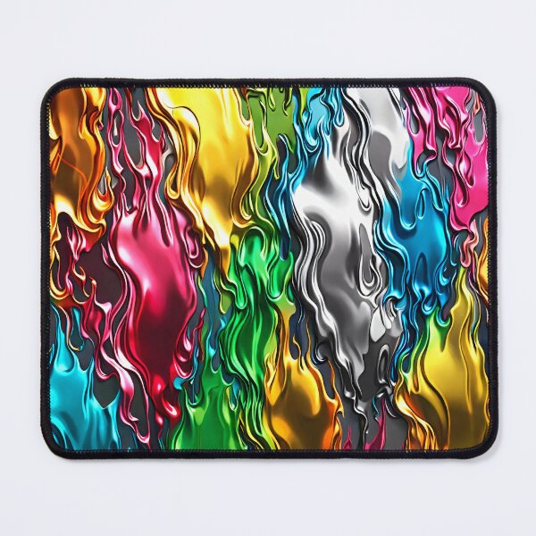 Item preview, Liquid Flame Rainbow designed and sold by Kaleidoscope Print.