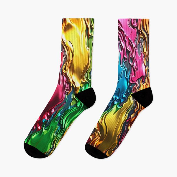 Item preview, Liquid Flame Rainbow designed and sold by Kaleidoscope Print.