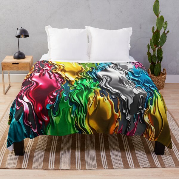 Item preview, Liquid Flame Rainbow designed and sold by Kaleidoscope Print.