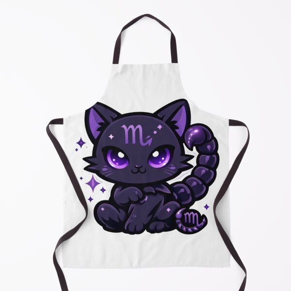 Item preview, Cute Kawaii Scorpio Zodiac Shadow Cat designed and sold by Silentbow.