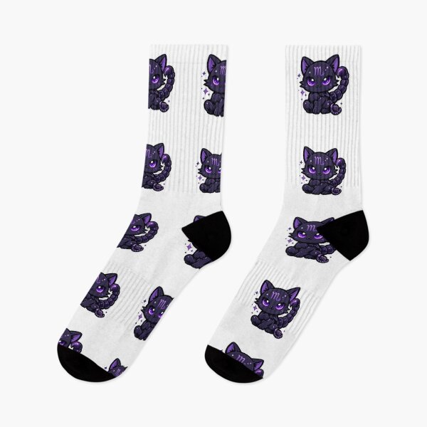 Item preview, Cute Kawaii Scorpio Zodiac Shadow Cat designed and sold by Silentbow.