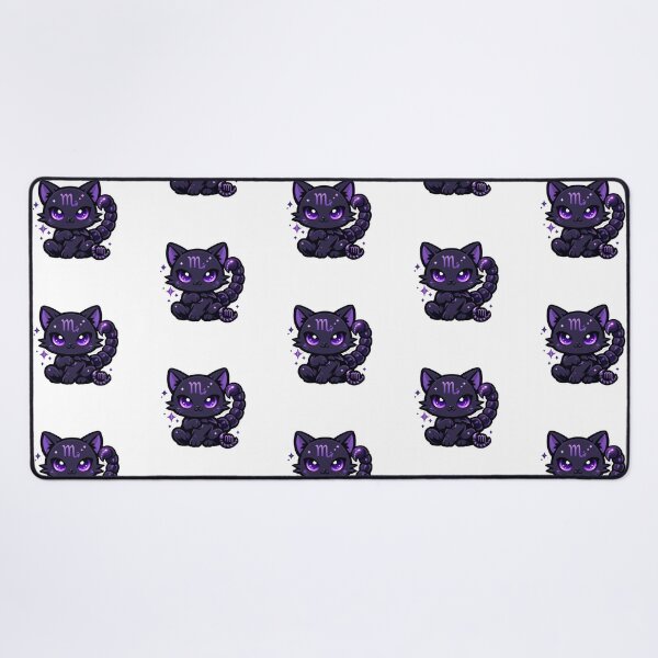 Item preview, Cute Kawaii Scorpio Zodiac Shadow Cat designed and sold by Silentbow.