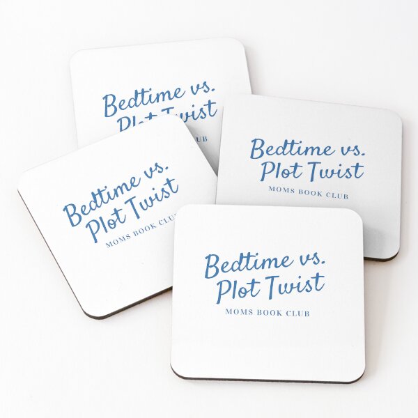 Item preview, Bedtime vs Plot Twist Moms Book Club | Funny Book Lover Text Design designed and sold by CindyRandomVibes.