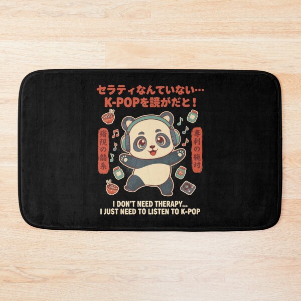 Item preview, I Dont Need Therapy I Just Need K-Pop designed and sold by LuminOrb.