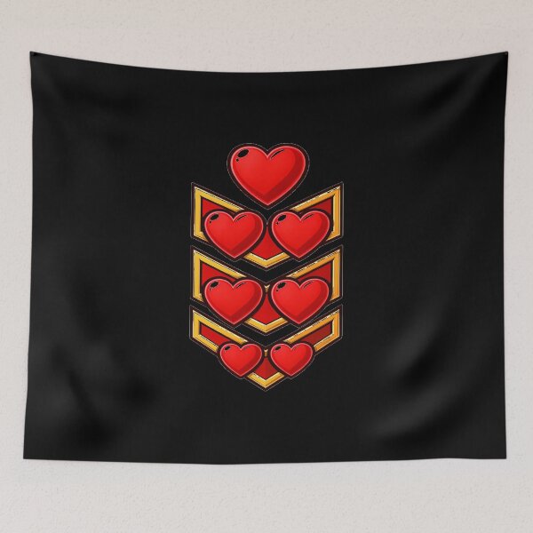 Item preview, Love Rank Badge designed and sold by Tactical Override.