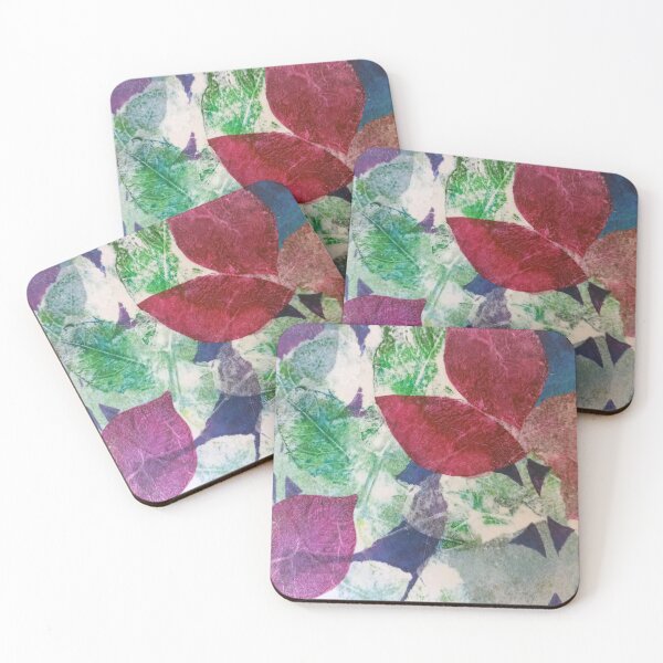 Item preview, Red and green leaf designed and sold by louelle-art.