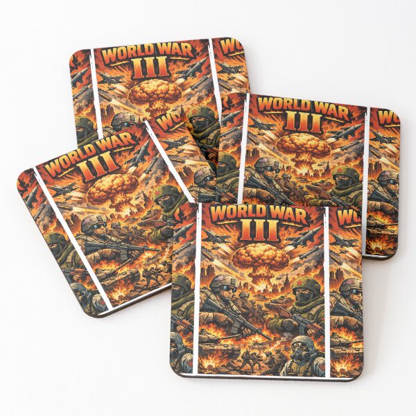 Item preview, World War III – Apocalyptic Modern Warfare Illustration designed and sold by Arte Cartoon From TagTeam Group.
